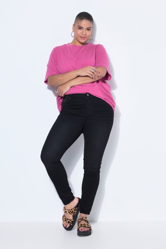 Дънки тесни с висока талия