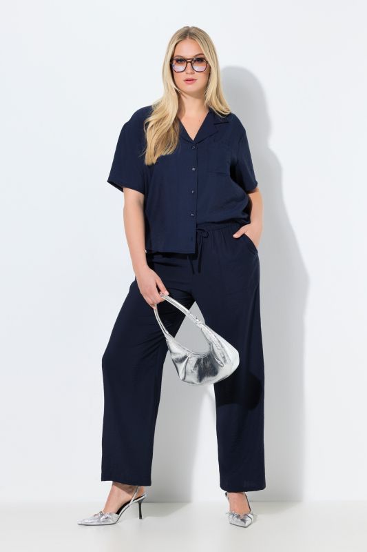 Панталон от вискоза с широки крачоли