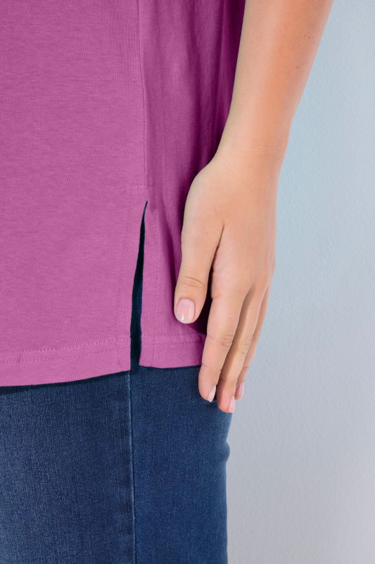 Basic Round Neck Short Sleeve Relaxed Fit  Tee