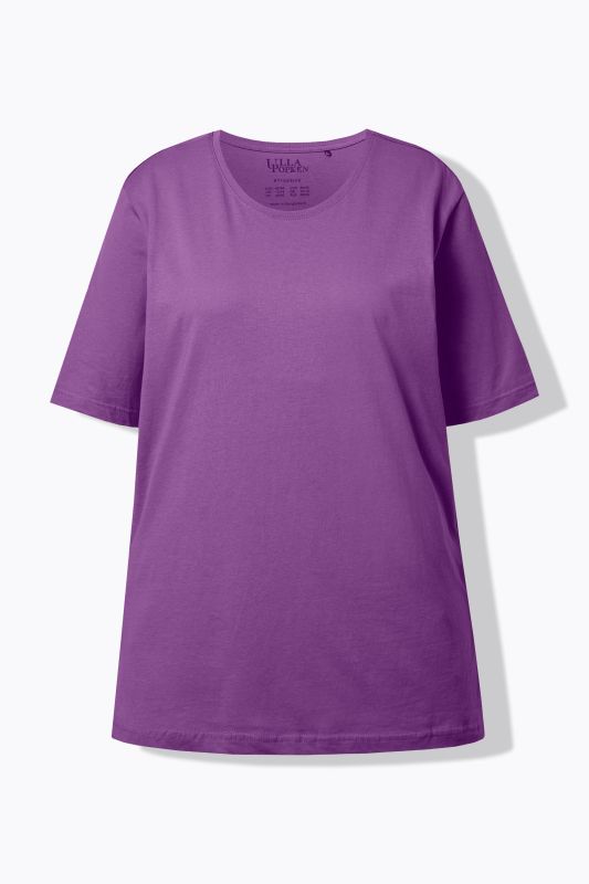 Basic Round Neck Short Sleeve Relaxed Fit  Tee
