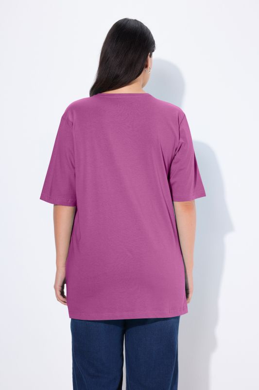 Basic V-Neck Relaxed Fit Short Sleeve Tee