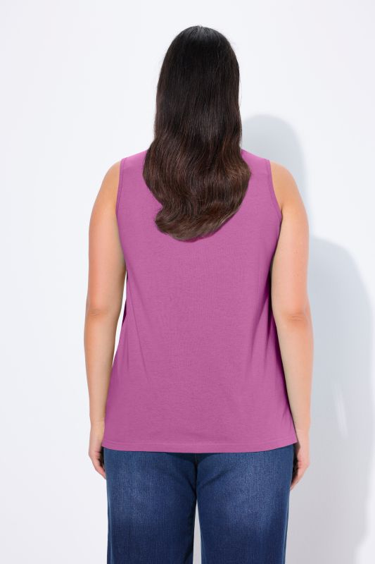 V-Neck Classic Fit Cotton Tank