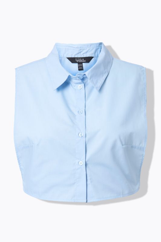 Яка на риза едноцветна