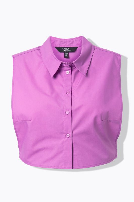 Яка на риза едноцветна