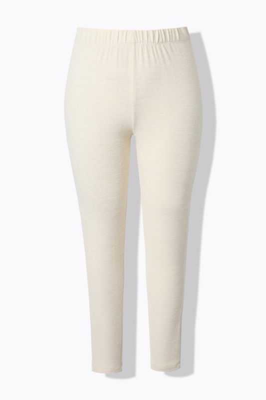 Side Stripe Elastic Waist Stretch Knit Lounge Leggings