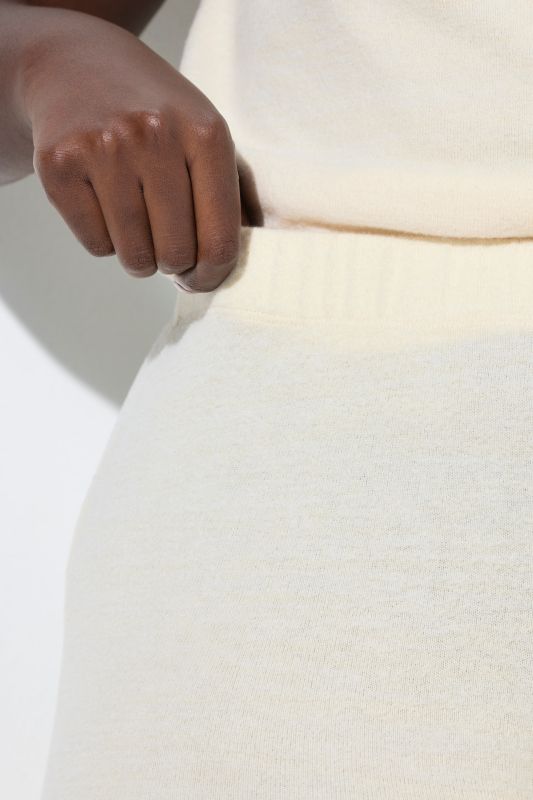 Side Stripe Elastic Waist Stretch Knit Lounge Leggings