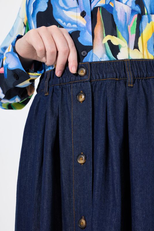 Пола с копчета дънкова