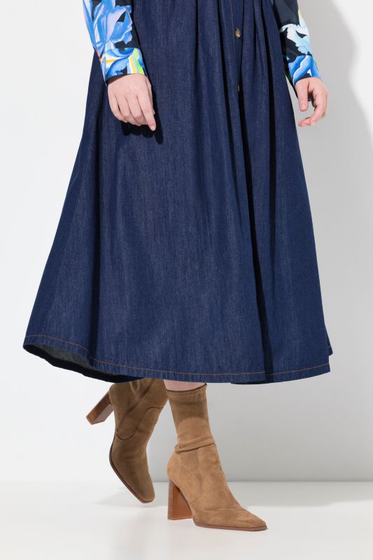 Пола с копчета дънкова