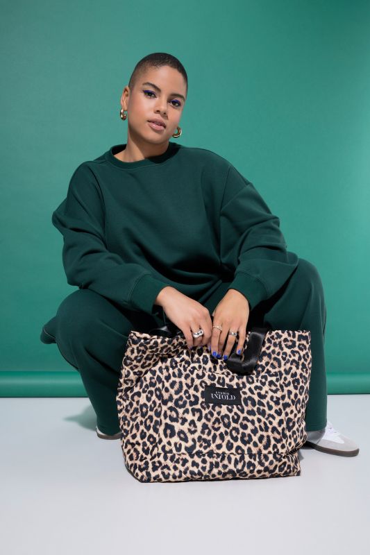 Чанта с леопардов принт