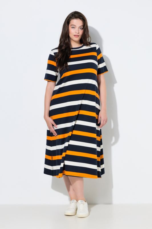 Рокля с принт на райета