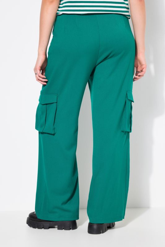 High Waist Cargo WIde Leg Pants