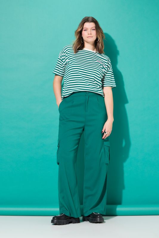 High Waist Cargo WIde Leg Pants