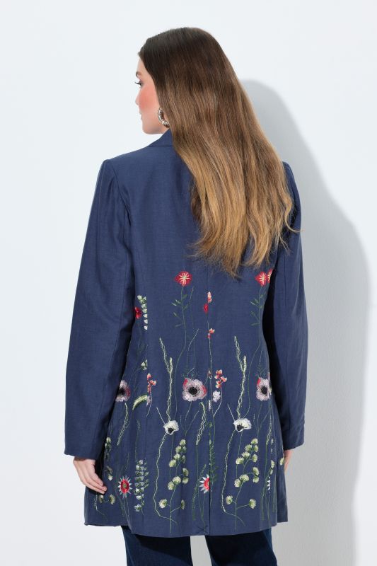 Botanical Embroidered Blazer