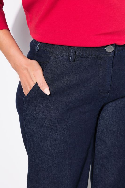 Дънки тип Mary с широки крачоли