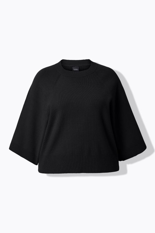 Wing Sleeve Knit Sweater