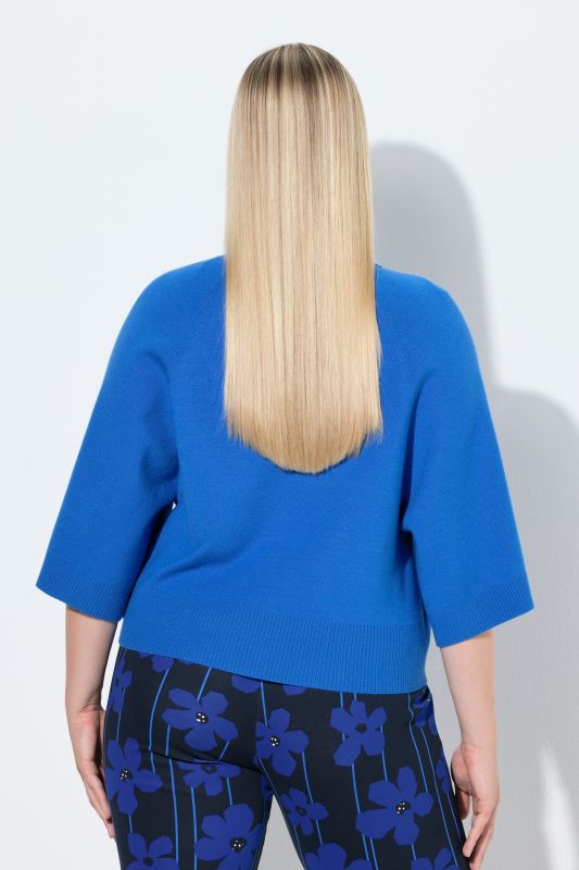 Wing Sleeve Knit Sweater