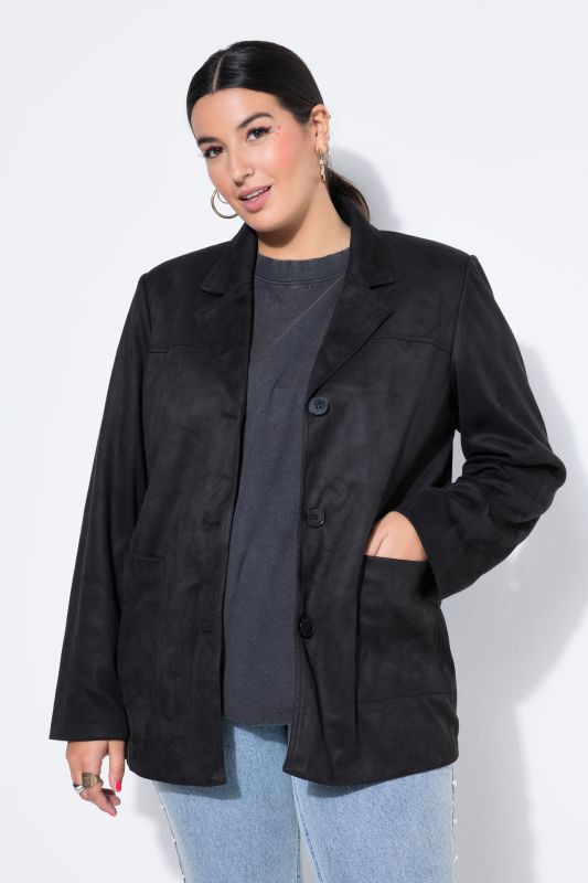 Блейзър от изкуствен велур