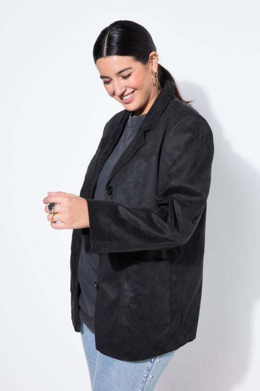 Блейзър от изкуствен велур