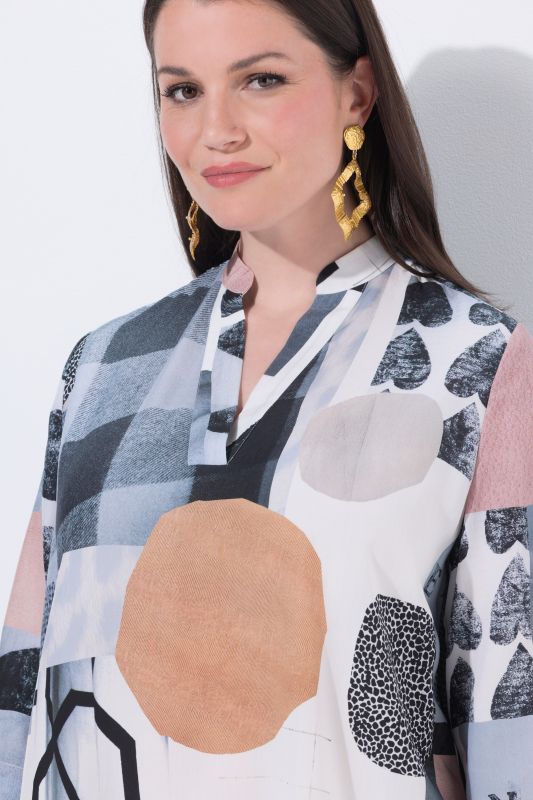 Туника с графичен пач принт