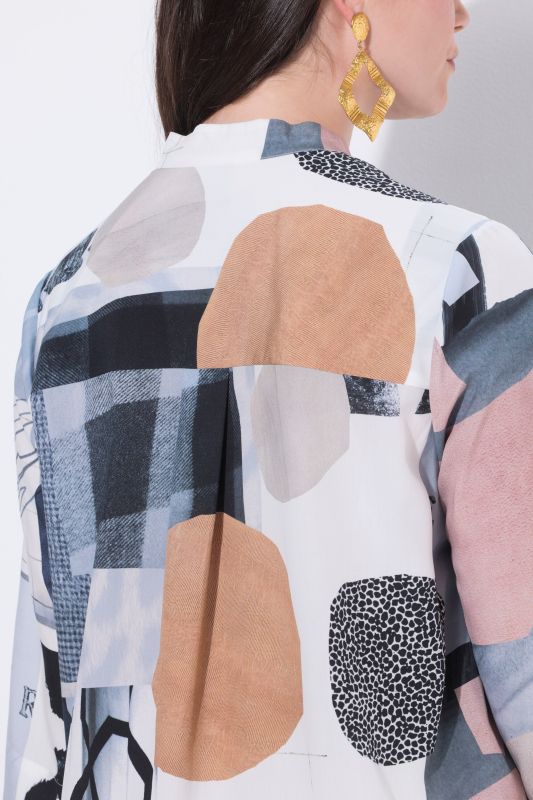 Туника с графичен пач принт