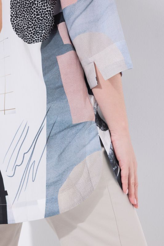 Туника с графичен пач принт