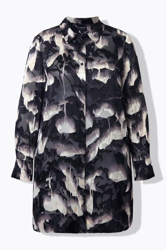 Блуза с модерен принт