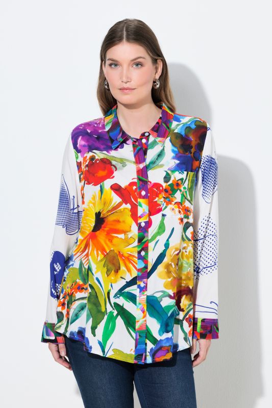 Риза с микс от цветя