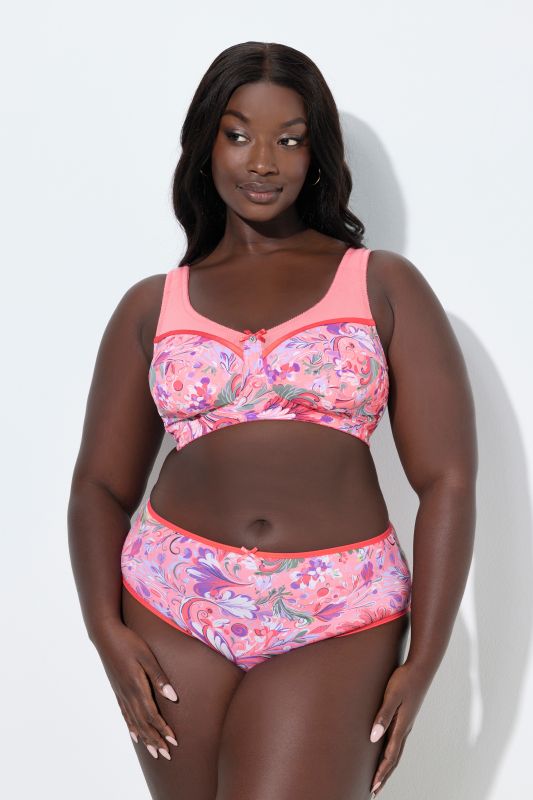 Сутиен с пастелен флорален принт