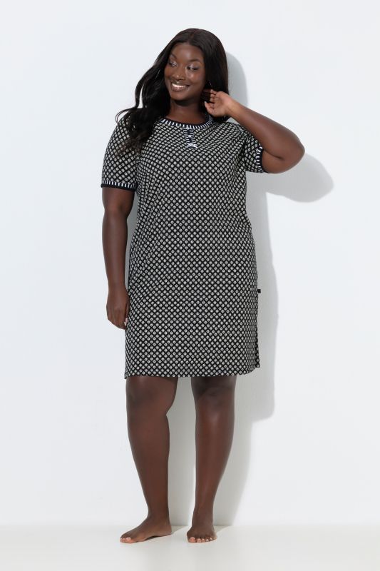 2 Pack Geometric Print Sleep Tees