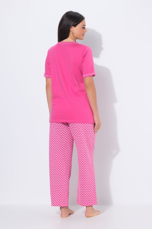 Geometric Print 2 Piece Pajama Set