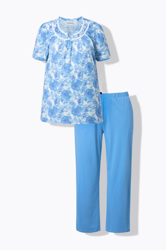 Porcelain Rose Two Piece Pajama Set
