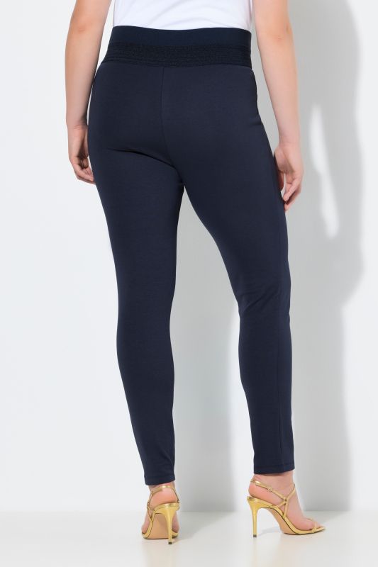 Pleated Waist Punto di Roma Leggings