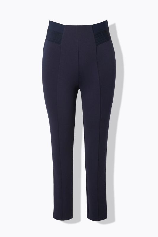 Pleated Waist Punto di Roma Leggings