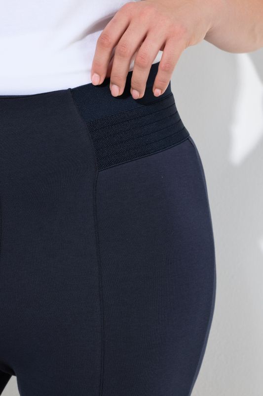 Pleated Waist Punto di Roma Leggings