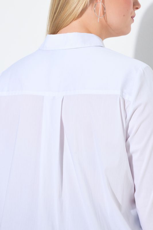 Риза с флорална бродерия