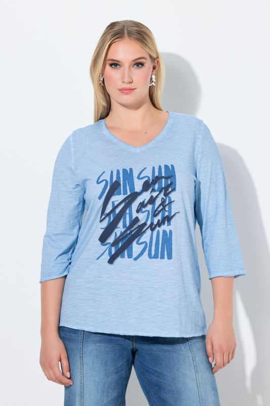 Sun Graphic Lettering Tee