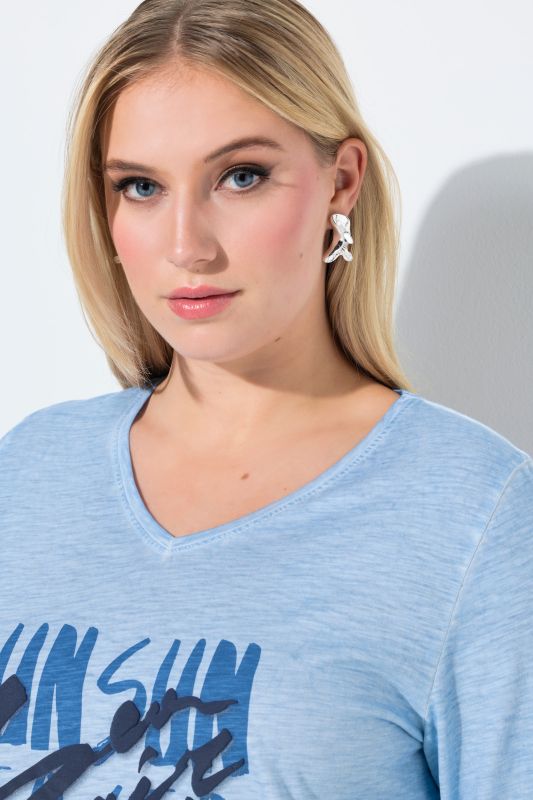 Sun Graphic Lettering Tee