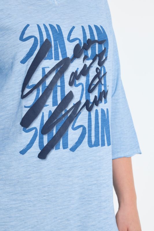 Sun Graphic Lettering Tee