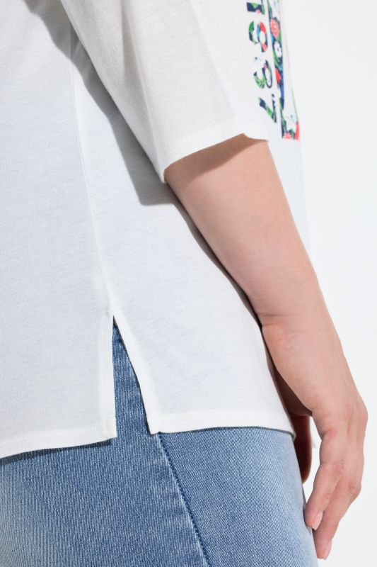 Bon Voyage Floral Lettering Tee