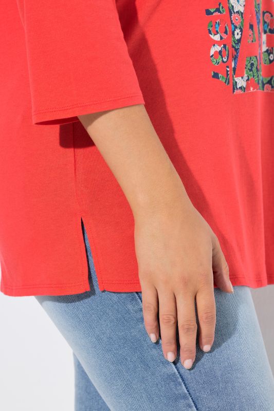 Bon Voyage Floral Lettering Tee