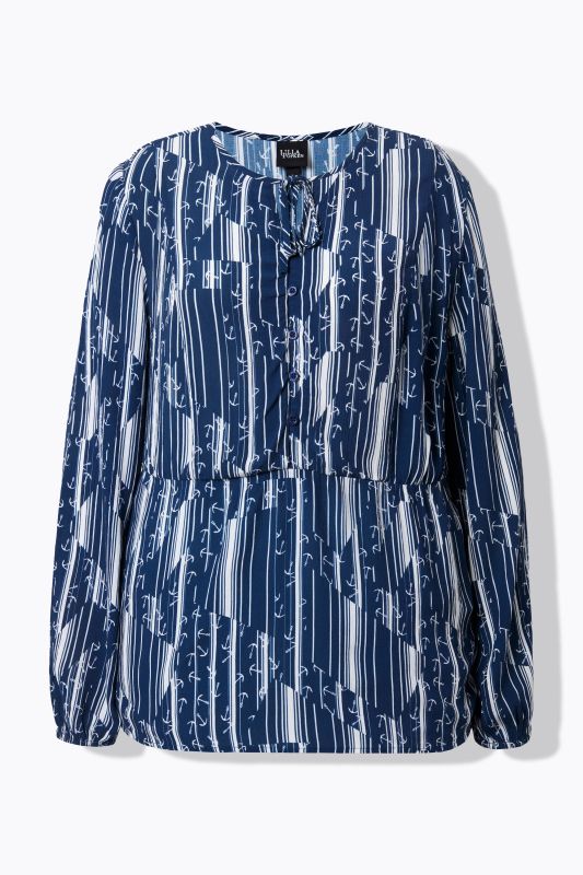 Блуза с геометричен принт