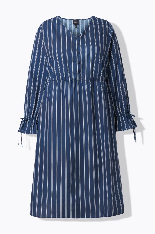 Рокля с райета и връзки