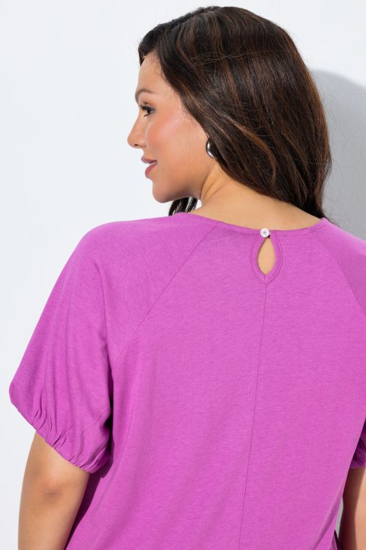 Тениска с буфан ръкав