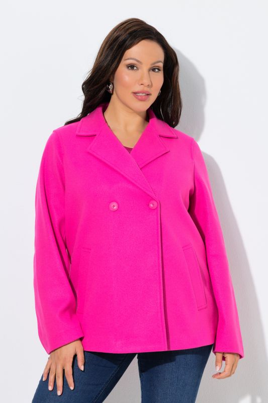 Fleece Pea Coat