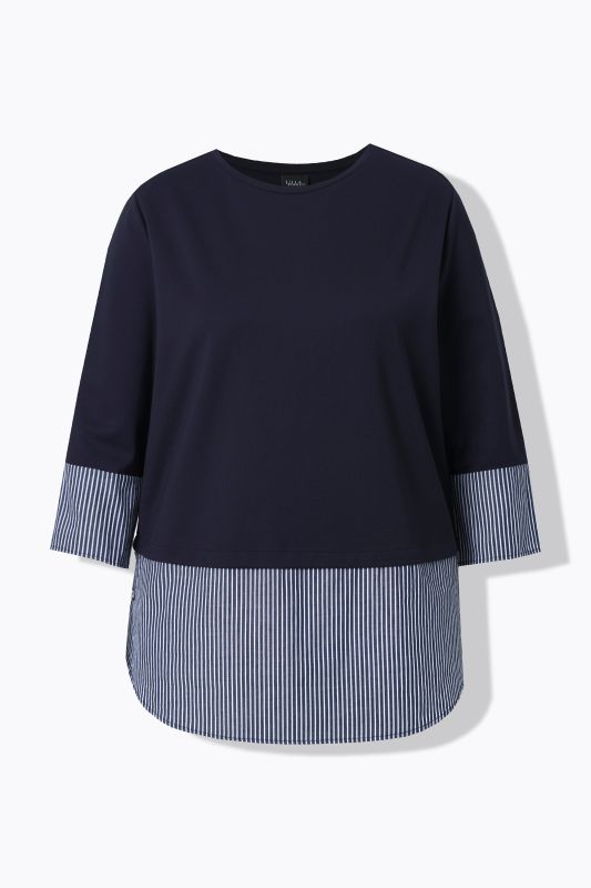 Суитчър с раирани маншети