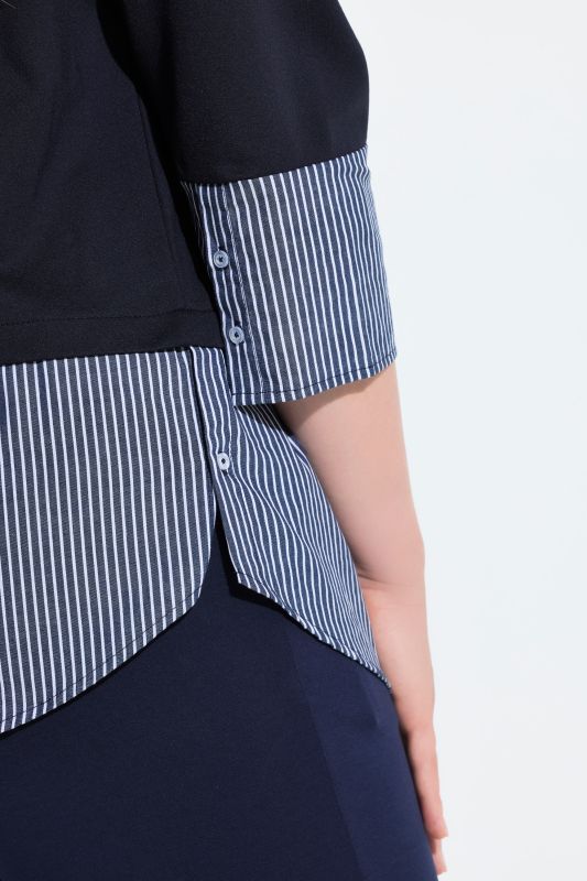 Суитчър с раирани маншети