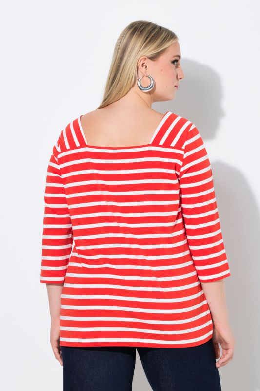 Тениска с микс от райета