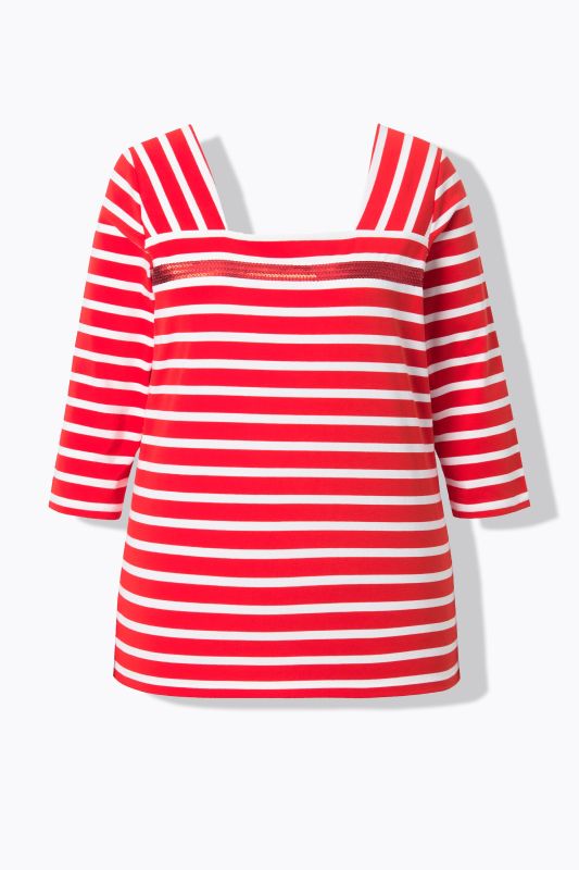 Тениска с микс от райета