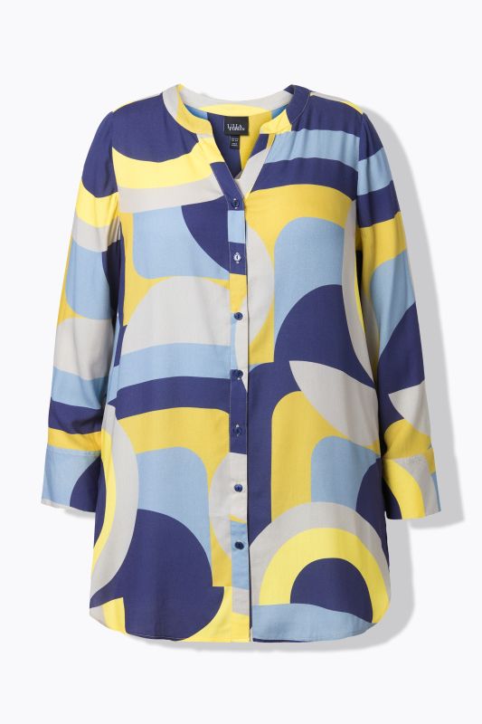 Туника тип риза с геометричен принт