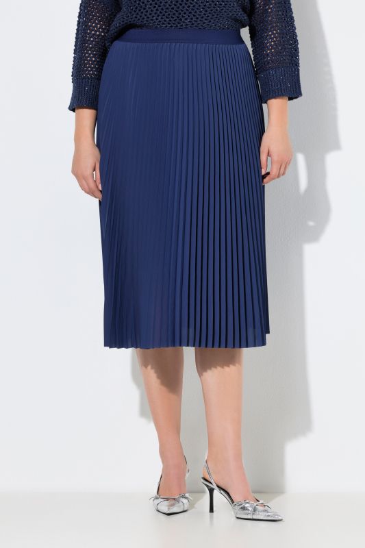 Пола плисирана с еластична талия